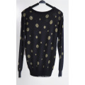 Women Patterned Long Sleeve Pullover Knitted Sweater